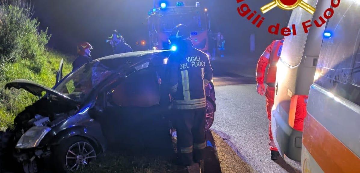 Luras, schianto sulla strada per Tempio: una persona finisce in ospedale