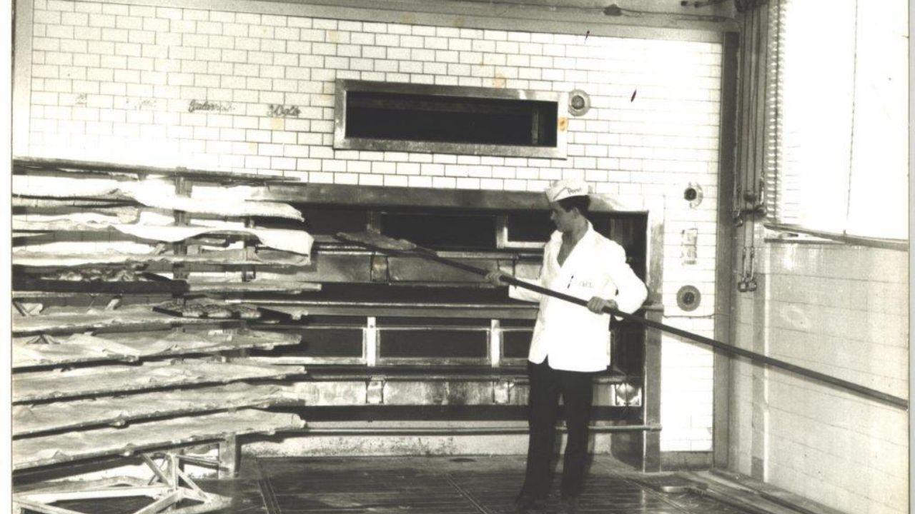Il forno realizzato nel 1959 a Quarrata