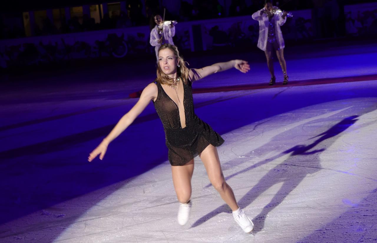 Carolina Kostner incanta i mille del Palaghiaccio
