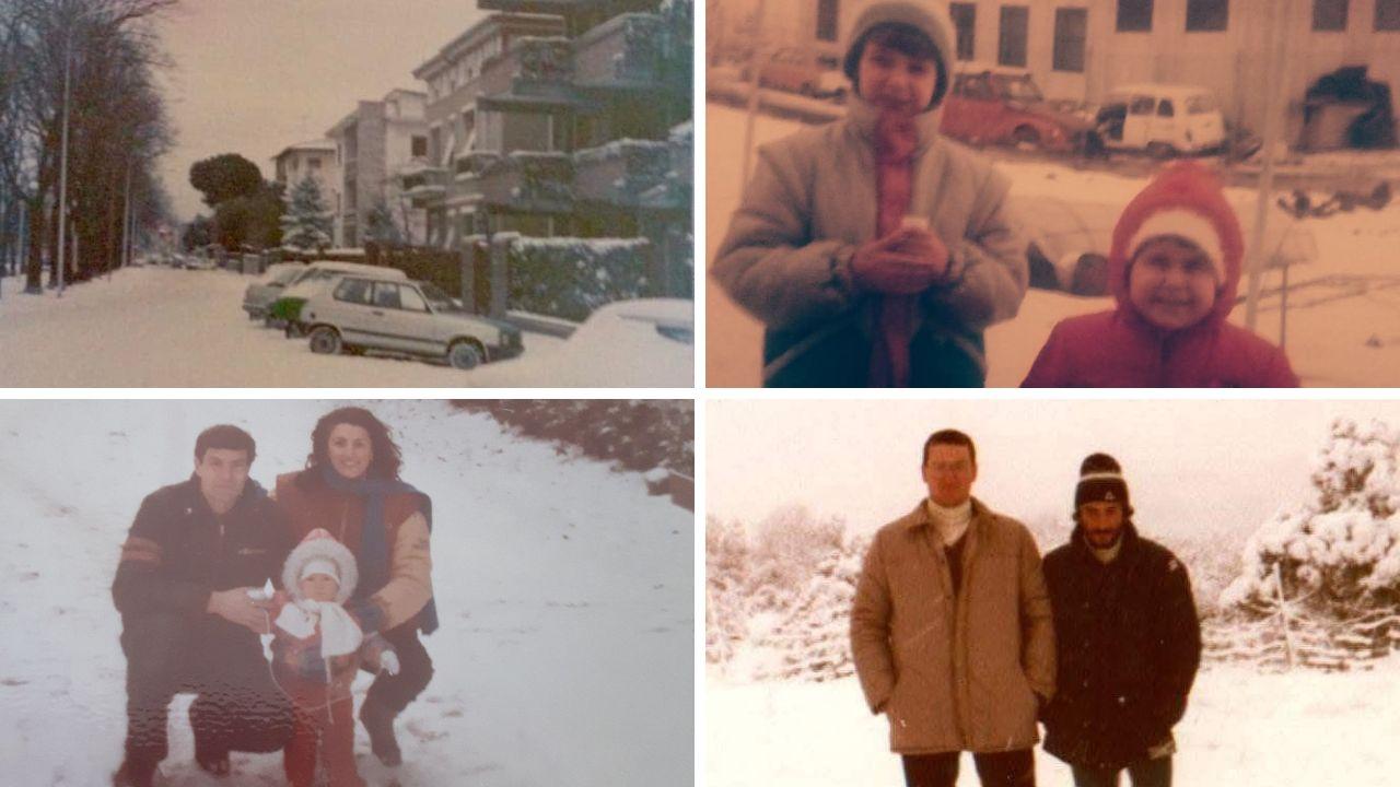 
	Da sx via Matteotti a Prato (foto Alessio Bacci), Sara Landi con la sorella a Grosseto. Sotto da sx viale dei Tigli a Viareggio (foto Lucia Del Dotto), neve a Larderello (foto Carlo Cheli)

