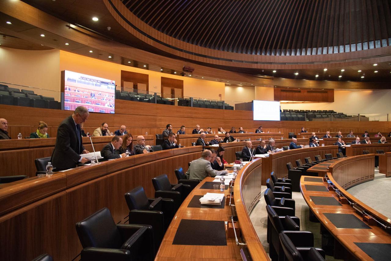 Cagliari l'aula del Consiglio Regionale