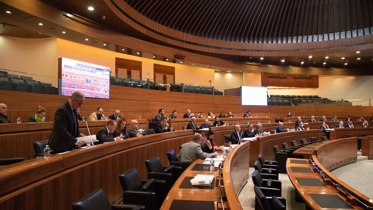 Cagliari l'aula del Consiglio Regionale