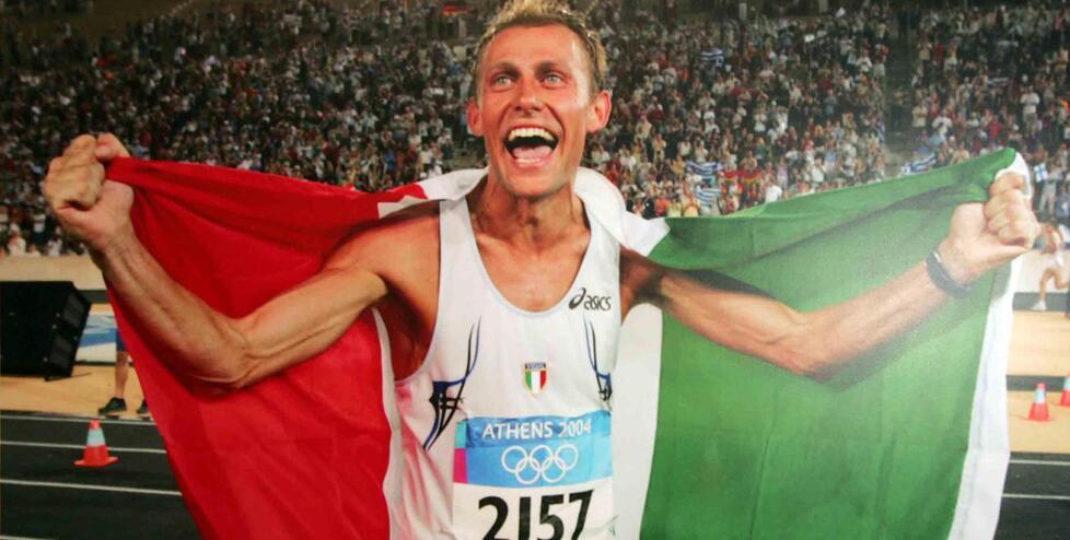 Stefano Baldini alla Festa del Tricolore: «Sono legato alla nostra bandiera»