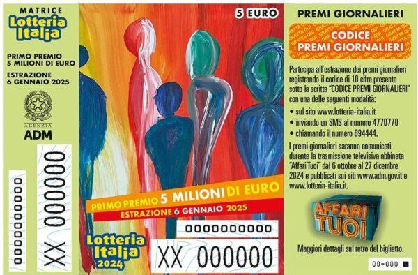 
	Il biglietto della Lotteria Italia

