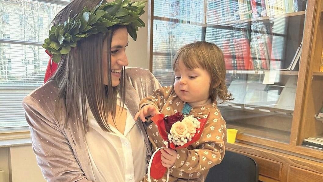 Francesca e la piccola Ginevra