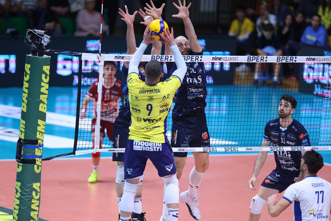 Modena Volley sogna l’impresa, poi viene rimontata da Trento