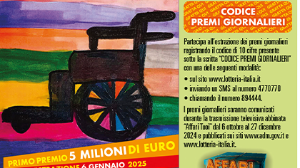 Lotteria Italia, i biglietti vincenti da 50mila euro