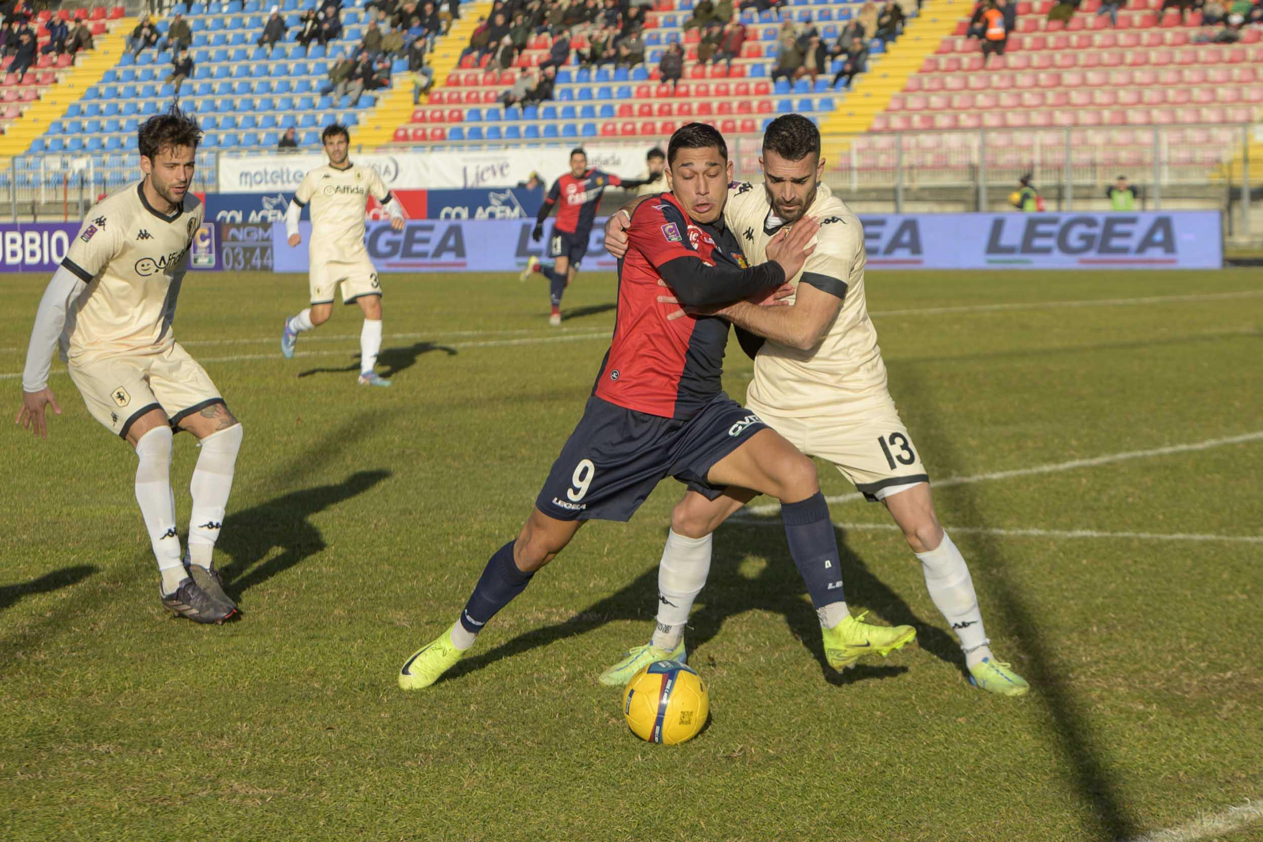 Un'azione dell'ultimo match