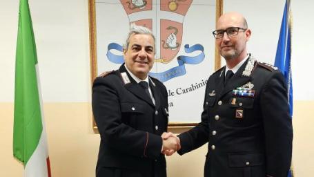 Riccardo Militi e il comandante Ceccarelli