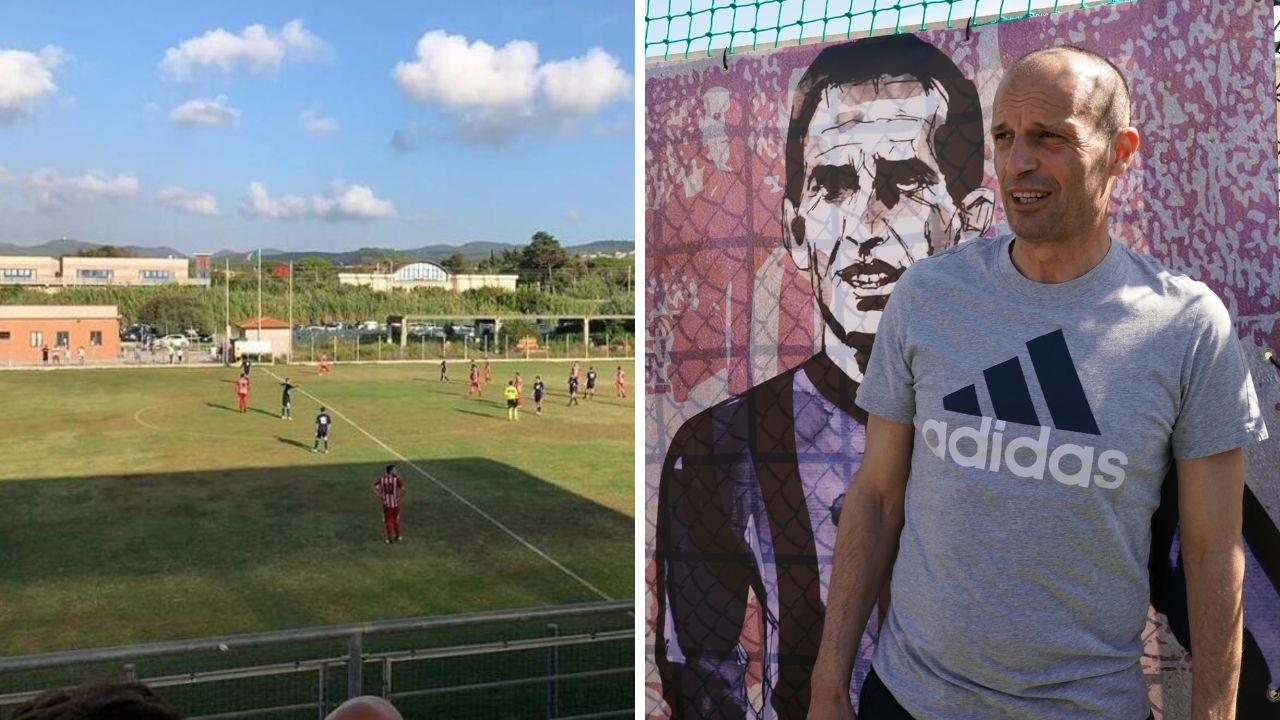 L'impianto e Max Allegri