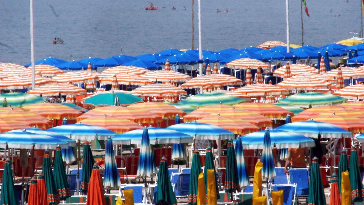 Uno scorcio del litorale a Lido