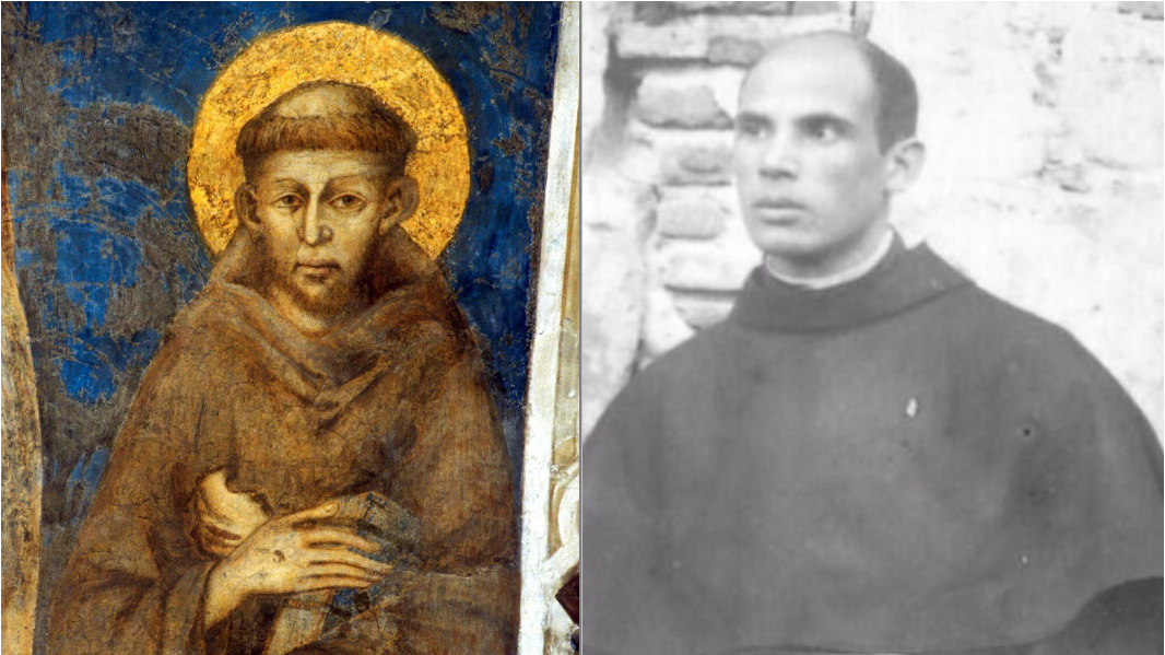 San Francesco e padre Michele Todde