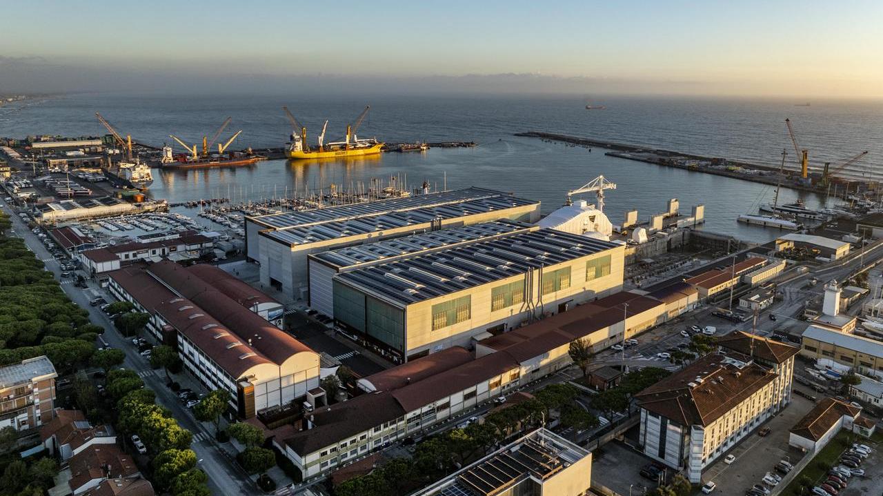 Una panoramica dei cantieri di The Italian Sea Group 