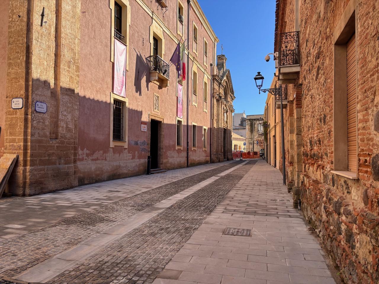 
	L'ingresso del Consorzio Uno in via Carmine

