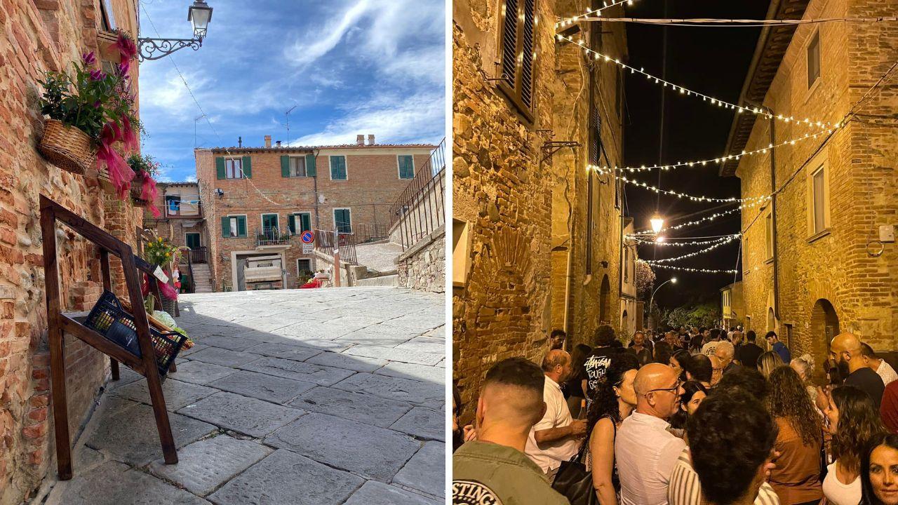 
	Due scorci del borgo di Terricciola

