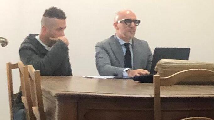 Fabio Malu con il suo avvocato Giampaolo Murrighile