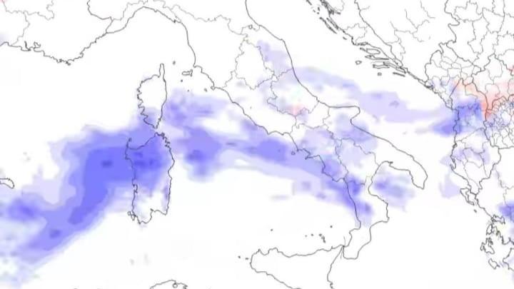 Meteo, fine settimana di pioggia nell’isola: le mappe aggiornate