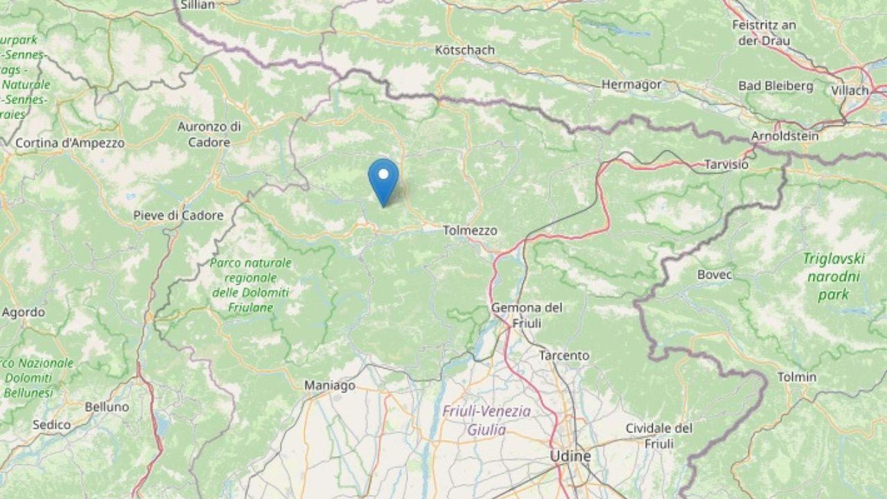 
	L'epicentro del terremoto

