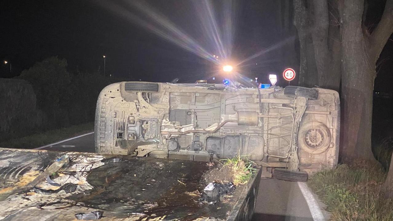 L'auto coinvolta nell'incidente
