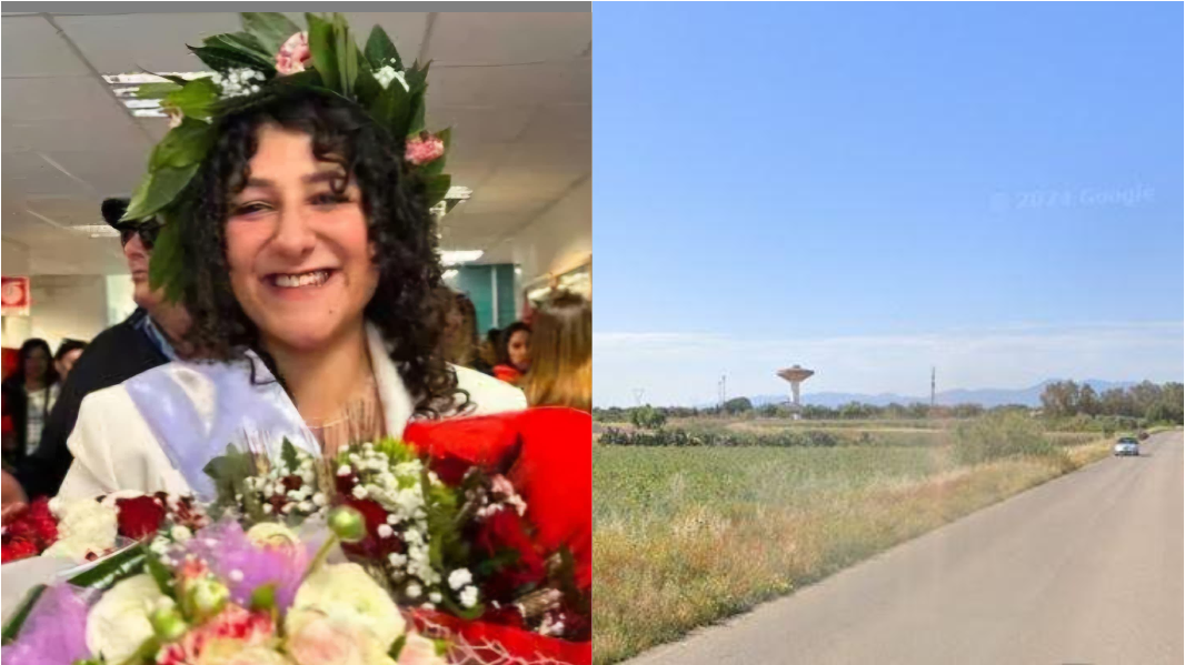 Rossella Marongiu e il luogo dell'incidente 