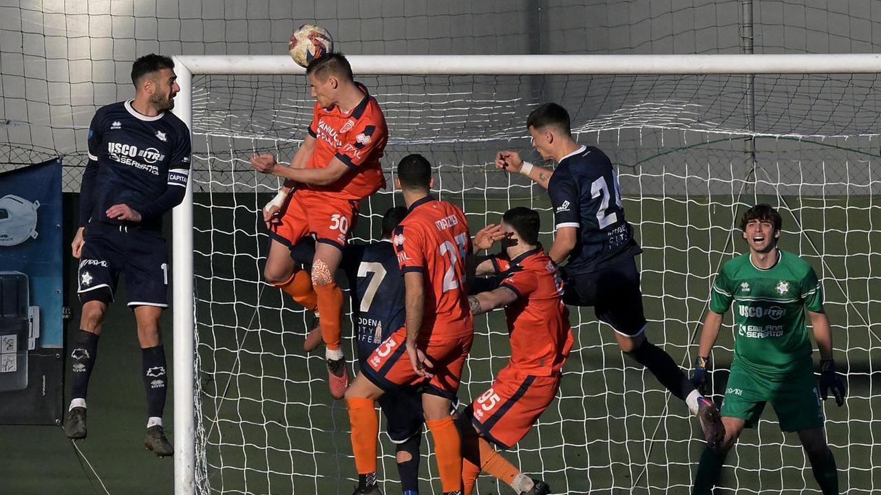 Un'azione della gara tra Cittadella e Pistoiese