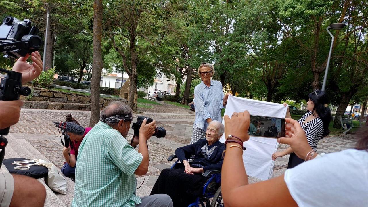 Oliviero Toscani in Ogliastra (foto di Federica Melis)