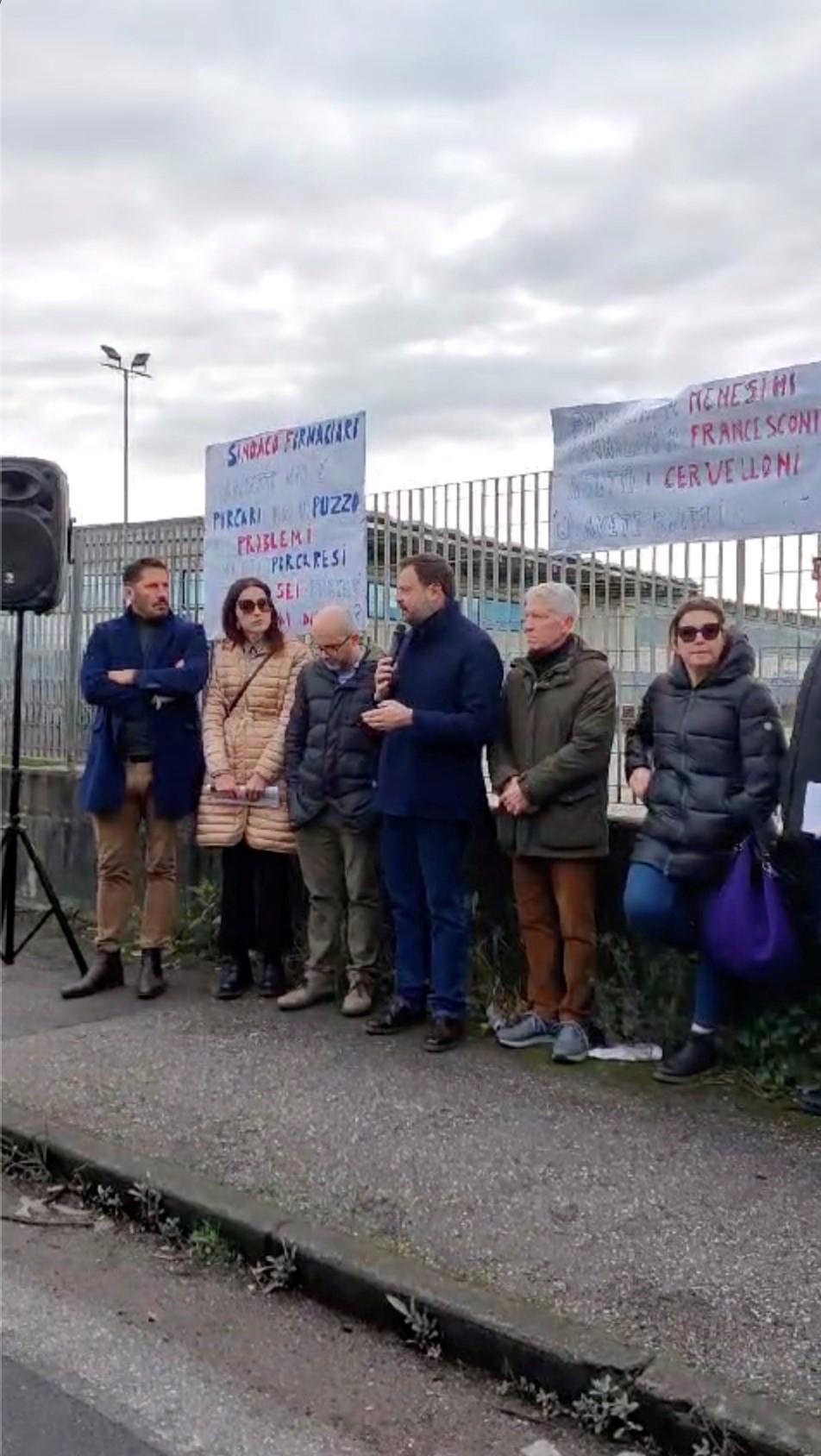 Salanetti, presidio sotto la Regione del comitato contro l'impianto