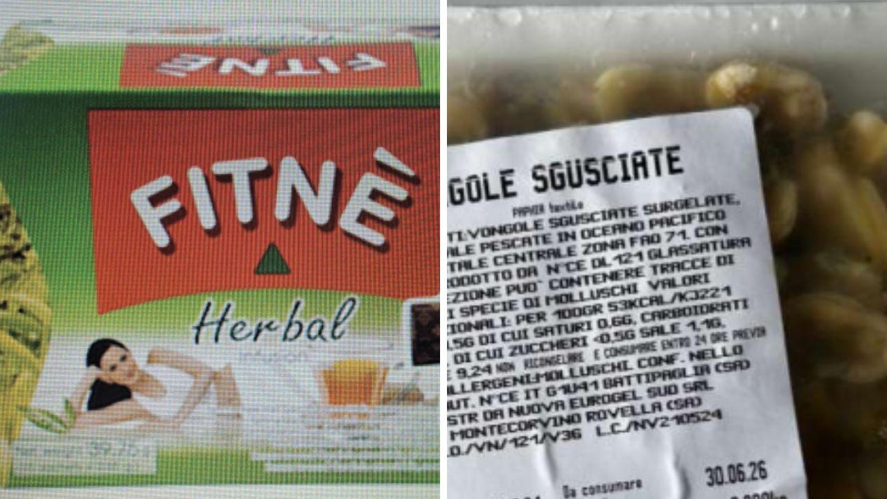 I due prodotti richiamati