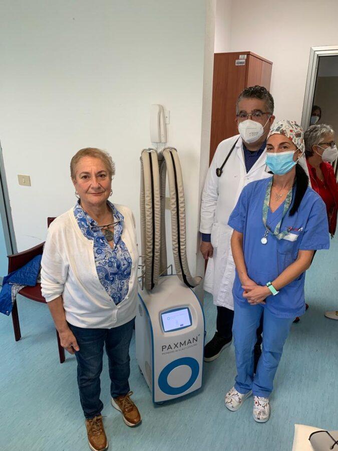 
	La presidente della Lilt Oristano, Eralda Licheri (a sinistra)

