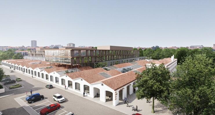 
	Un rendering del nuovo ospedale di Livorno

