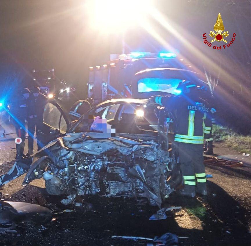 Incidente frontale sulla Cispadana: due feriti