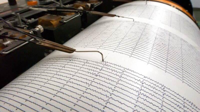 Il sismografo ha registrato una scossa di magnitudo 3.5