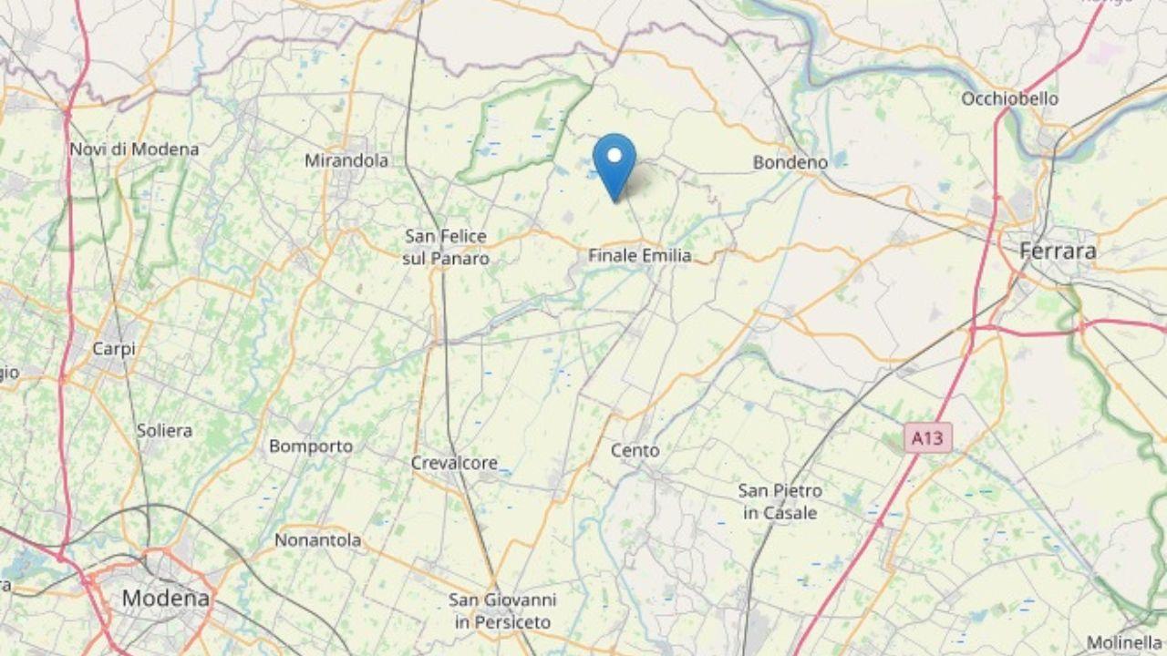 La zona dell'epicentro