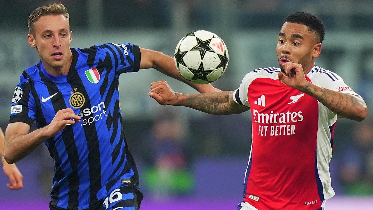 Davide Frattesi in azione con la maglia dell'Inter