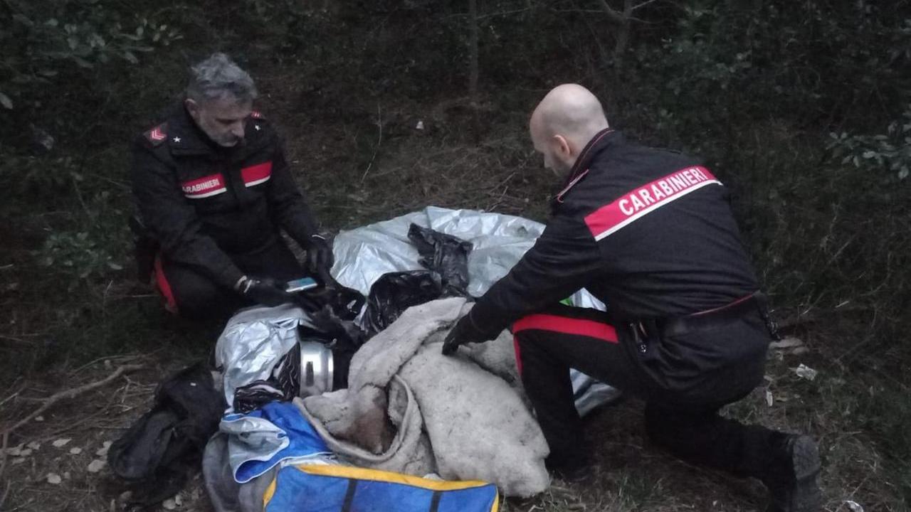 Orbetello, gli spacciatori e la tenda nel bosco come base
