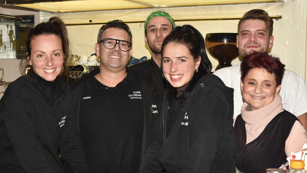 Lo staff del bar La Cittadella