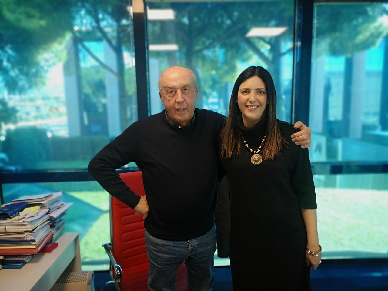 
	Giuliano Bordigoni e la figlia Francesca Dolfi, titolare dell&rsquo;azienda

