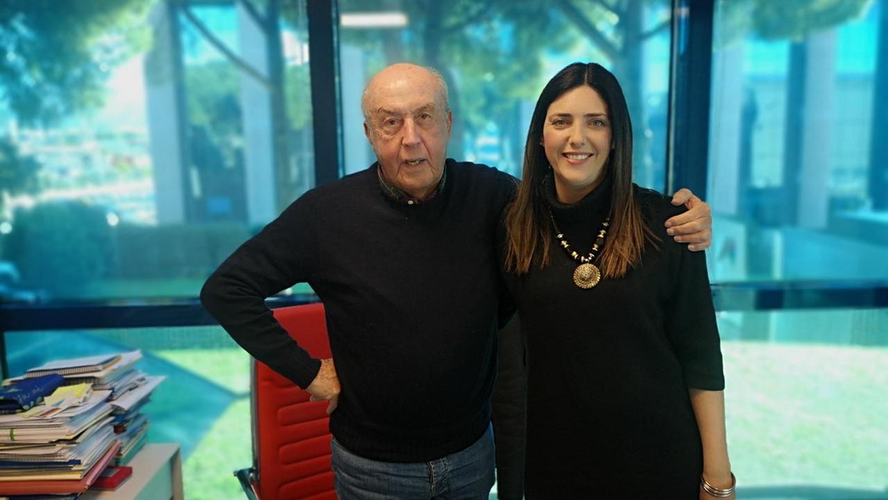 Giuliano Bordigoni e la figlia Francesca Dolfi, titolare dell’azienda