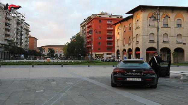 La zona della stazione di Pisa