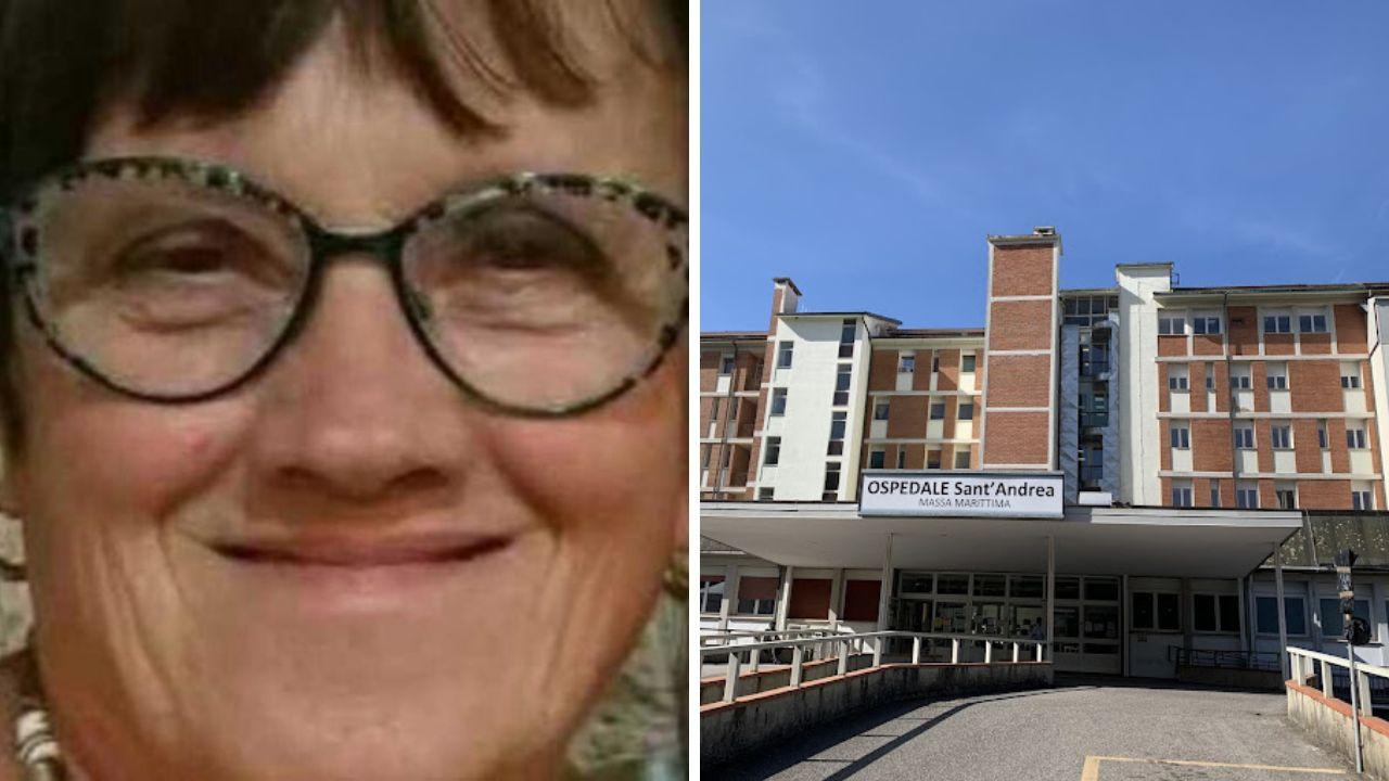 La vittima e l'ospedale di Massa Marittima