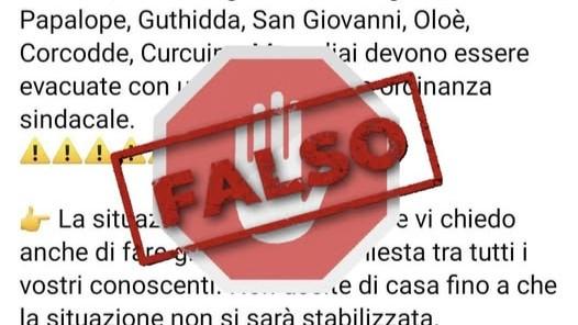 Panico a Oliena per un finto ordine di evacuazione: ecco cosa è successo