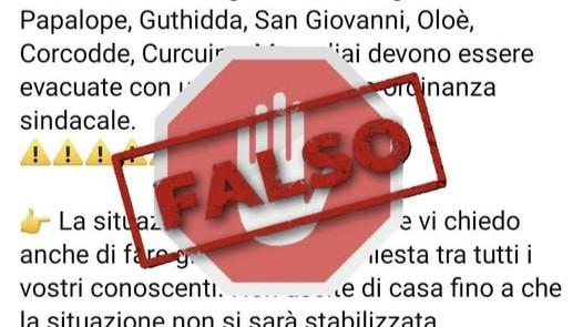 Panico a Oliena per un finto ordine di evacuazione: ecco cosa è successo