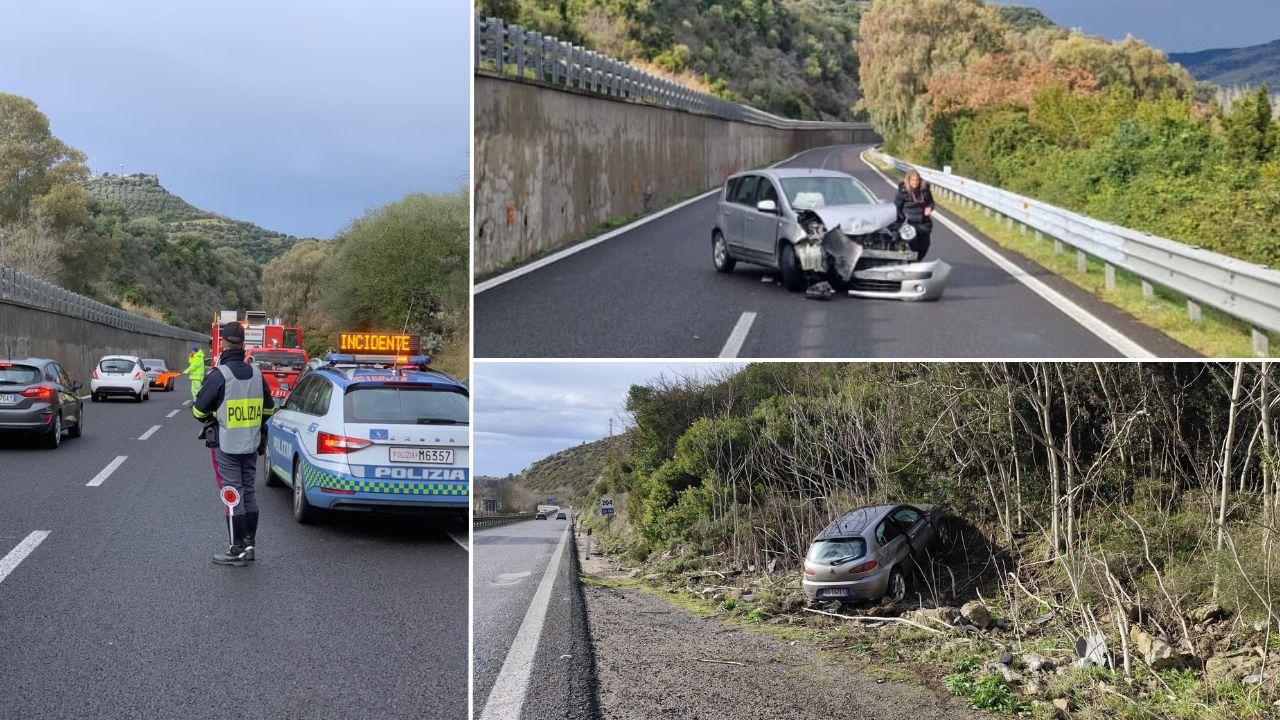 Maltempo, due incidenti sulla 131 alle porte di Sassari: feriti due ventenni