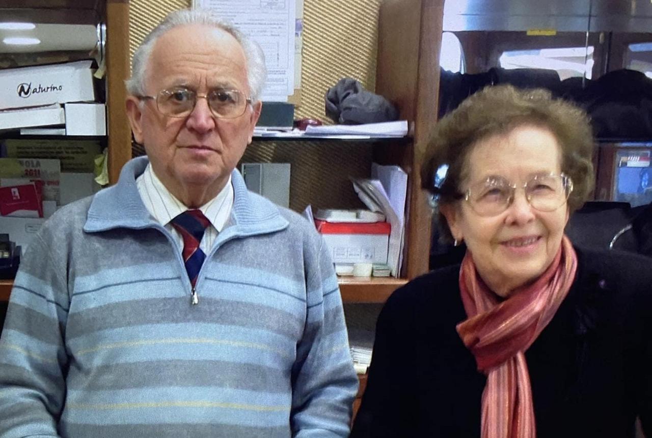 
	Pellegrino Fraulini con la moglie Agnese

