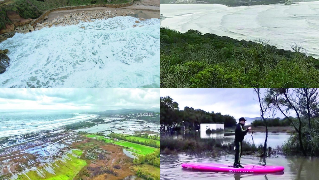 Da sinistra in alto la spiaggia di Balai, a seguire in senso orario Porto Giunco a Villasimius (foto Davide Rossi), la Caletta a Siniscola (foto di Manuel Carru) e un'altra veduta di Siniscola (foto Andrea Pigliapoco)
