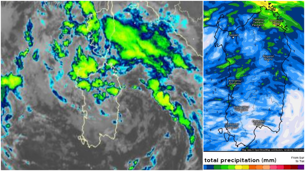 Il ciclone è ancora sull’isola: resta l’allerta arancione. Attenzione massima per dighe e fiumi – Le mappe aggiornate