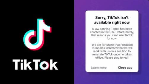 TikTok oscurata negli Stati Uniti, il messaggio agli utenti: «Per fortuna arriva Trump»