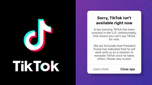 TikTok oscurata negli Stati Uniti, il messaggio agli utenti: «Per fortuna arriva Trump»
