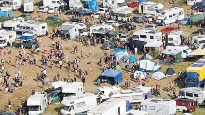Una veduta del rave