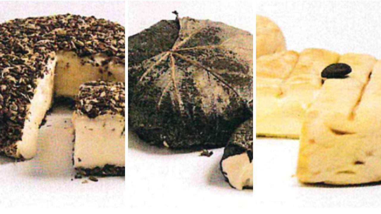 I tre formaggi ritirati dalla vendita